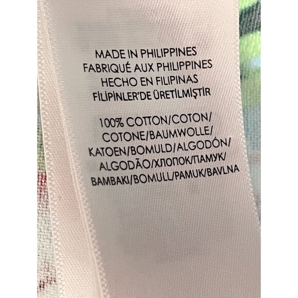 Ralph Lauren Sim Fit Cotton Hawaiian Shirt Tropical Resort Short Sleeve Sz Large - Picture 5 of 5